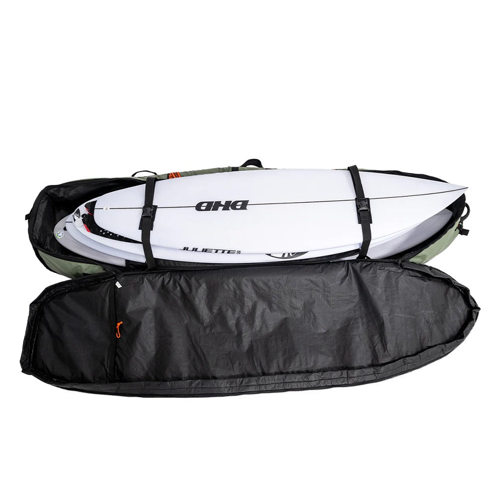 FCS | 6'7" GO-Light Travel 2 Shortboard / Fish Double Surfboard Cover